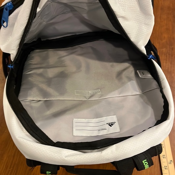 Adidas Excel 6 Backpack Book School Bag new fits 16” Laptop tech friendly - Picture 9 of 14